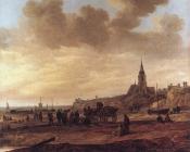 扬 范 戈因 : Beach at Scheveningen